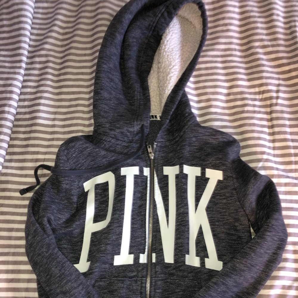 PINK Zip up hoodie